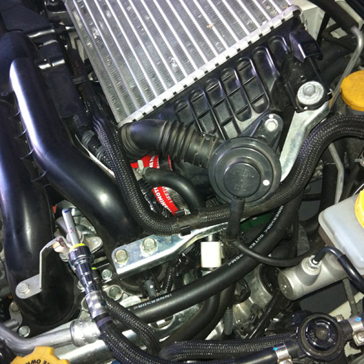 Mishimoto Subaru WRX Black Silicone Throttle Body Hose - Bull Strap