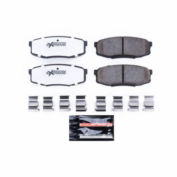 Power Stop 13-21 Toyota Land Cruiser Rear Z36 Truck & Tow Brake Pads w/Hardware - Bull Strap