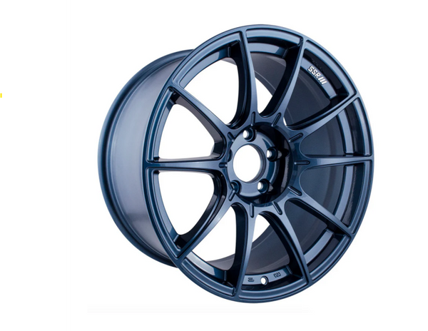SSR GTX01 19x9.5 5x120 38mm Offset Blue Gunmetal Wheel (S/O, No Cancellations) - Bull Strap