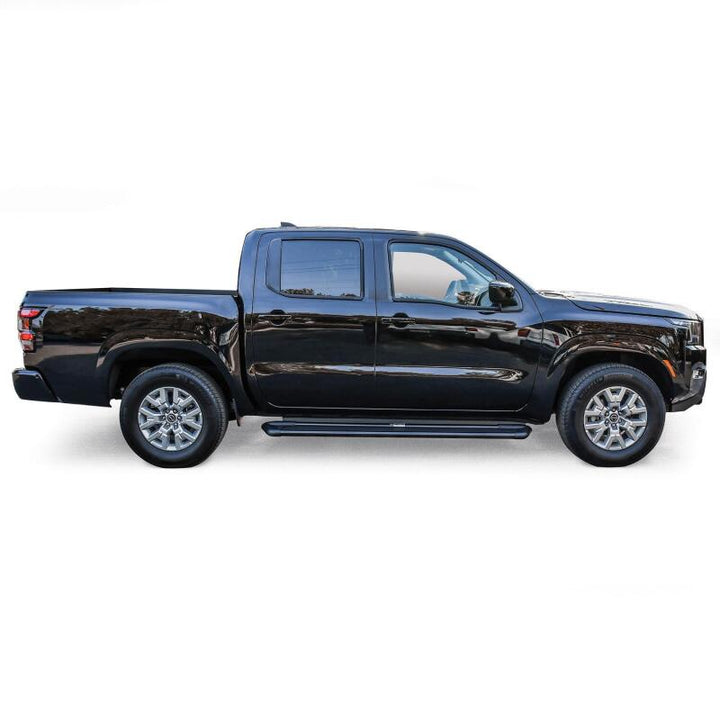 Westin Sure-Grip Aluminum Running Boards 79 in - Black - Bull Strap