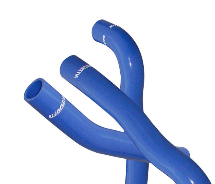 Mishimoto Mitsubishi EVO X Blue Silicone Hose Kit - Bull Strap