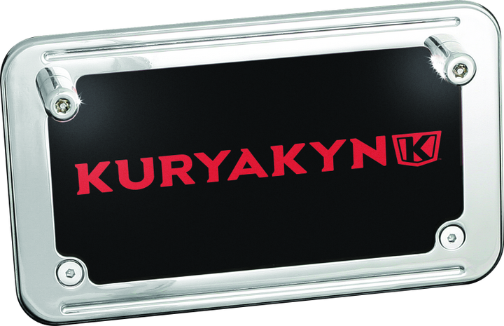Kuryakyn Led License Plate Bolt Lights Chrome - Bull Strap