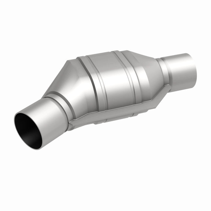 MagnaFlow Conv Univ 2.5 Angled Inlet - Bull Strap