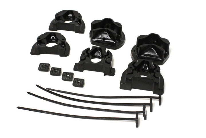 Energy Suspension 92-00 Honda Civic (Except 99-00 Si) / 93-97 Del Sol Black Motor Mount Inserts (Man - Bull Strap