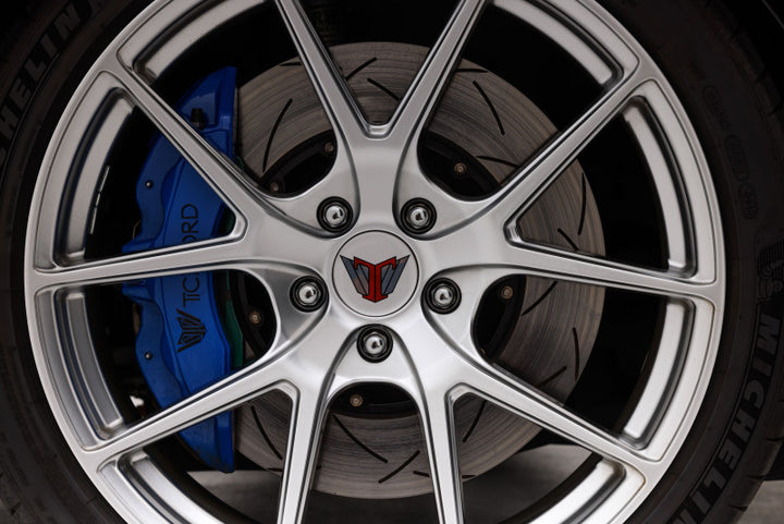 DBA 09+ Nissan GT-R Rear T3 Slotted 5000 Series Brembo Only Replacement Rotor (No hardware or hat) - Bull Strap