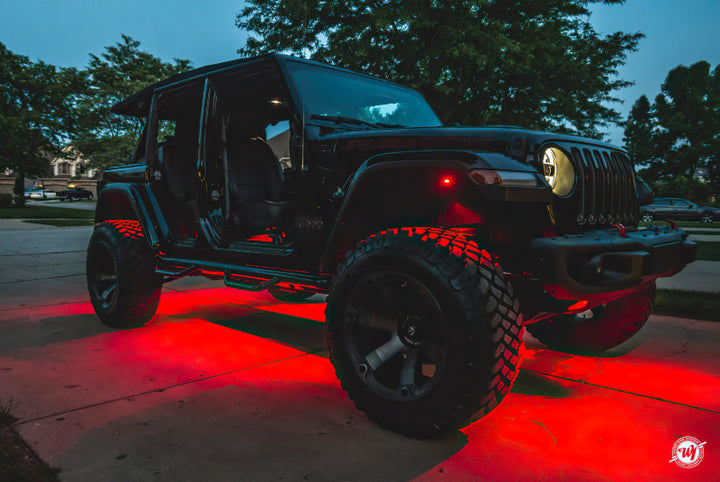Oracle Bluetooth + RF Underbody Rock Light Kit - 8 PCS - ColorSHIFT - Bull Strap