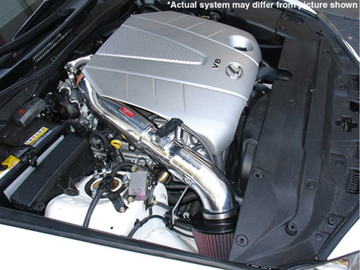 Injen 06-20 Lexus IS350 3.5L V6 Black Short Ram Intake - Bull Strap