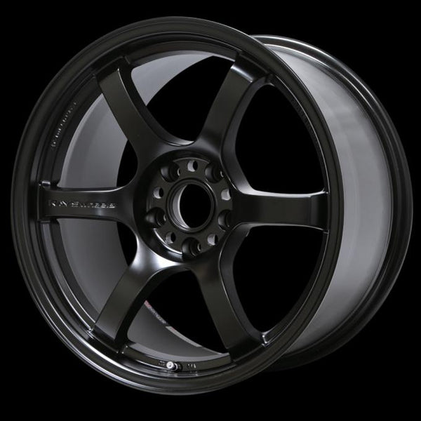 Gram Lights 57DR 17x9.0 +12 5x114.3 Semi Gloss Black Wheel - Bull Strap