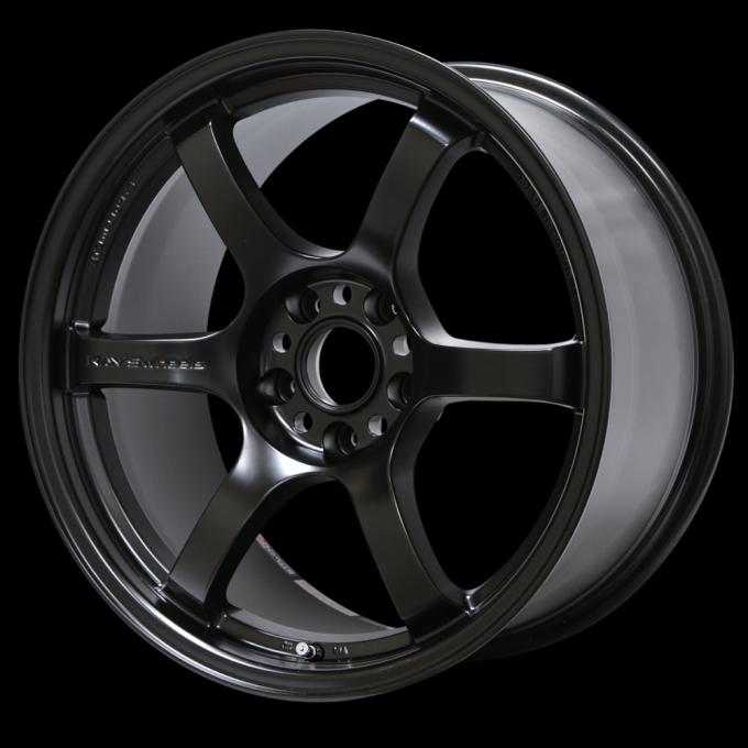 Gram Lights 57DR 17x9.0 +12 5x114.3 Semi Gloss Black Wheel - Bull Strap