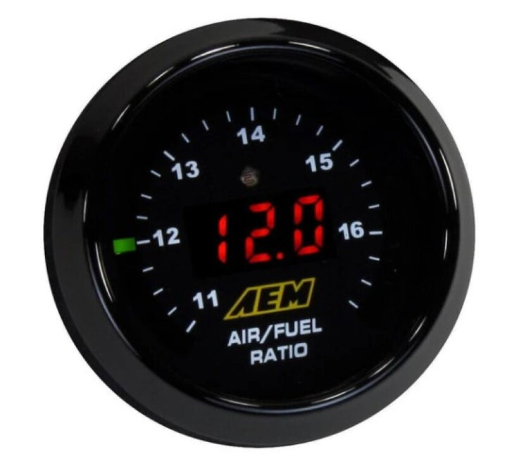 AEM Digital Wideband UEGO Gauge w/o Sensor - Bull Strap