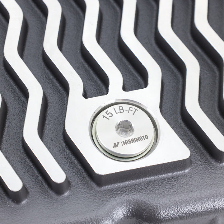 Mishimoto 2007.5 + Ram 6.7L Cummins 68RFE Transmission Pan - Cast - GR - Bull Strap