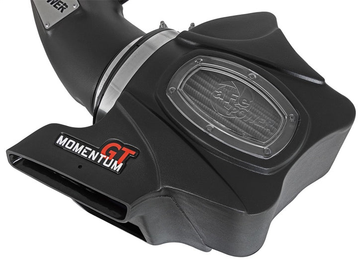 aFe POWER Momentum GT Pro DRY S Cold Air Intake System 16-17 Jeep Grand Cherokee V6-3.6L - Bull Strap