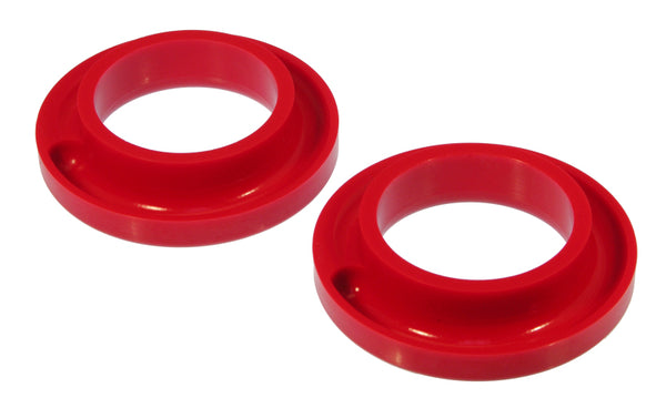 Prothane 99-04 Mustang Cobra IRS Coil Spring Isolators - Red - Bull Strap