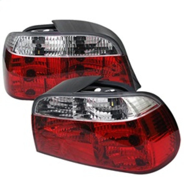 Spyder BMW E38 7-Series 95-01 Crystal Tail Lights Red Clear ALT-YD-BE3895-RC - Bull Strap