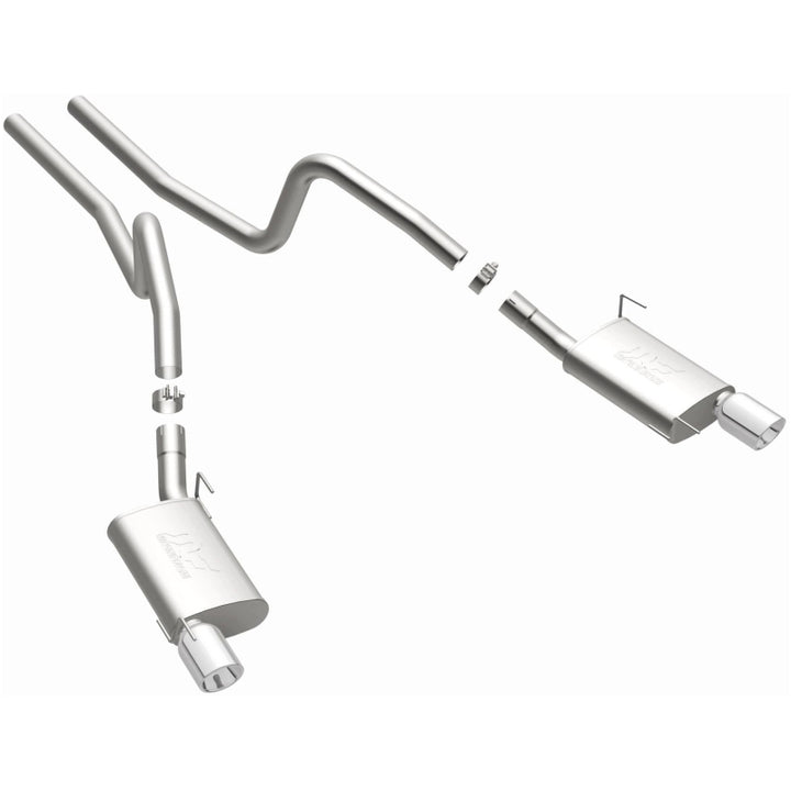 MagnaFlow Sys C/B 05-09 Ford Mustang GT 4.6L V8 - Bull Strap