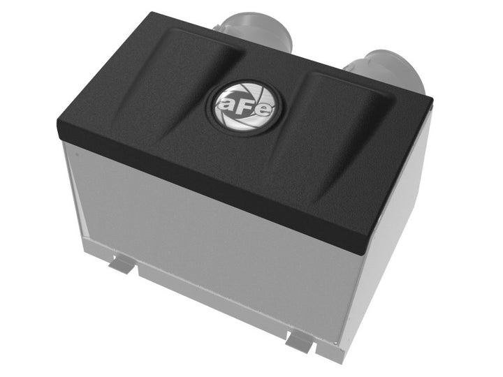 aFe Rapid Induction Intake System Cover, Black, 19-20 Ford Edge Ecoboost V6 2.7L (tt) - Bull Strap