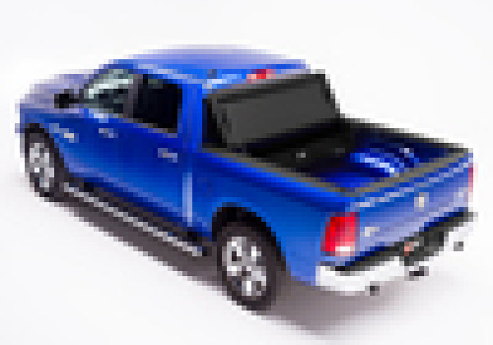 BAK 09-18 Dodge Ram 1500 (19-20 Classic Only) 5ft 7in Bed (w/ Ram Box) BAKFlip MX4 Matte Finish - Bull Strap