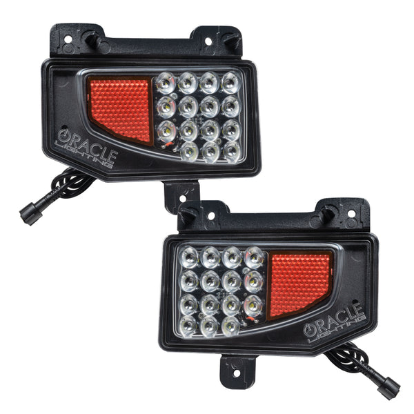 Oracle Rear Bumper LED Reverse Lights for Jeep Gladiator JT - 6000K - Bull Strap