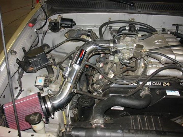 Injen 99-04 4Runner Tacoma 3.4L V6 only Polished Power-Flow Air Intake System - Bull Strap