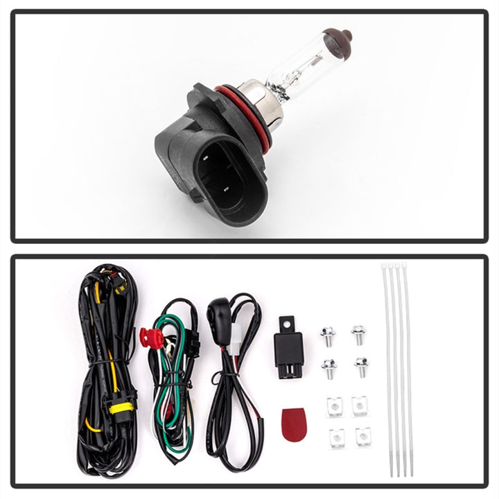 Spyder Cadillac SRX 2010-2015 OEM Style Fog Lights W/Universal Switch Clear FL-CASRX10-C - Bull Strap