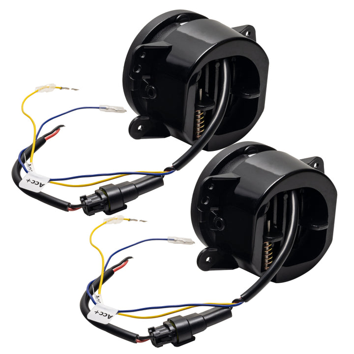 Oracle Jeep Wrangler JK/JL/JT High Performance W LED Fog Lights - White - Bull Strap