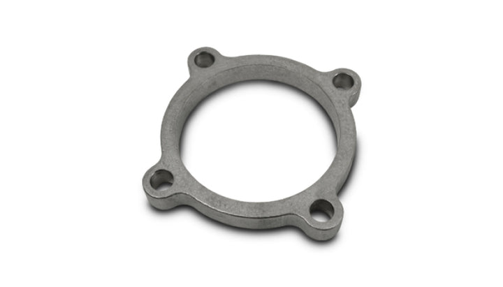 Vibrant GT series / T3 Discharge Flange (4 Bolt) with 3in Inlet ID Mild Steel 1/2in Thick - Bull Strap