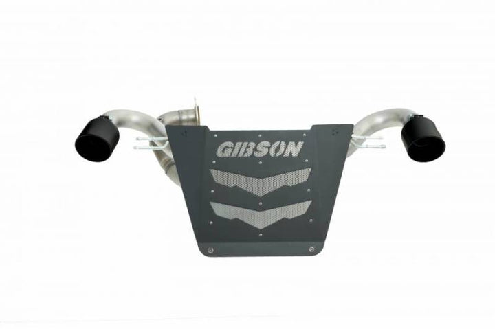 Gibson 2019 Honda Talon 1000R/X 2.25in Dual Exhaust - Black Ceramic - Bull Strap