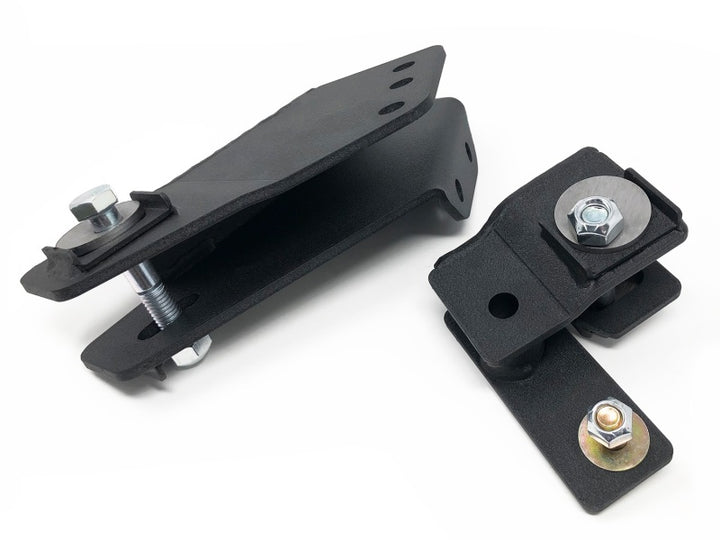 Tuff Country 80-96 Ford F-150 4wd (with 2in Front Lift Kit) Axle Pivot Drop Brackets Pair - Bull Strap