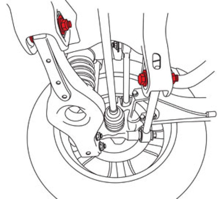 SPC Performance Hyundai/Kia CAM BOLT KIT - Bull Strap