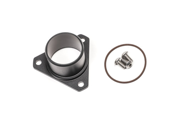 Radium Engineering FCST-X 3-Bolt Remote Mount Fill Neck - Straight - w/ 1.5in Barb - Bull Strap