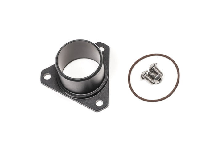 Radium Engineering FCST-X 3-Bolt Remote Mount Fill Neck - Straight - w/ 1.5in Barb - Bull Strap