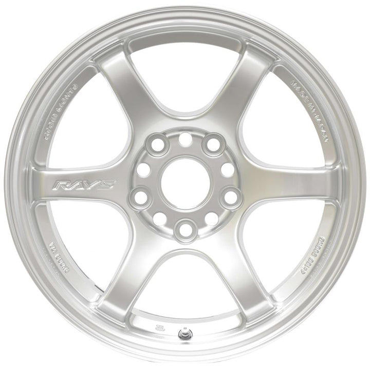 Gram Lights 57DR 15x8.0 +35 4x100 Sunlight Silver Wheel - Bull Strap