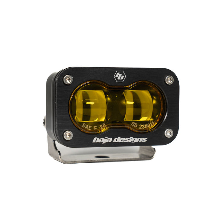 Baja Designs 2023+ Toyota Sequoia S2 SAE OEM Fog Light Replacement Kit - Amber - Bull Strap