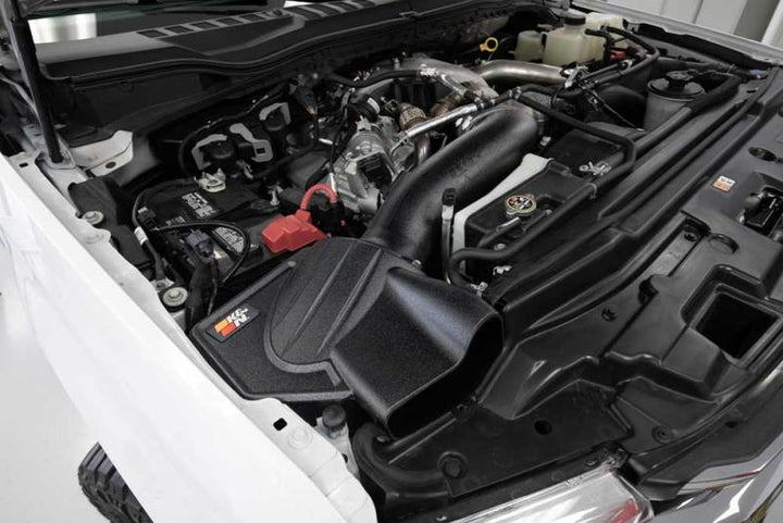 K&N 63 Series AirCharger Performance Intake 20-21 Ford F250 V8-6.7L DSL - Bull Strap