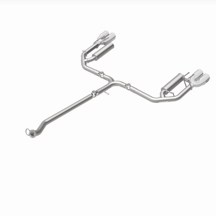 MagnaFlow 18-19 Toyota Camry XSE 2.5L (FWD) Street Series Cat-Back Exhaust w/4in Polished Quad Tips - Bull Strap