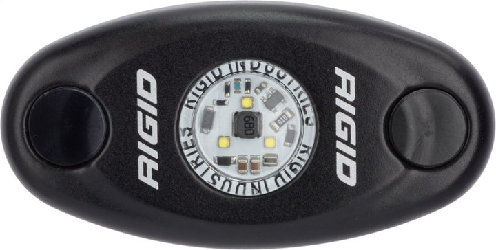 Rigid Industries A-Series Light - Black - High Strength - Red - Bull Strap