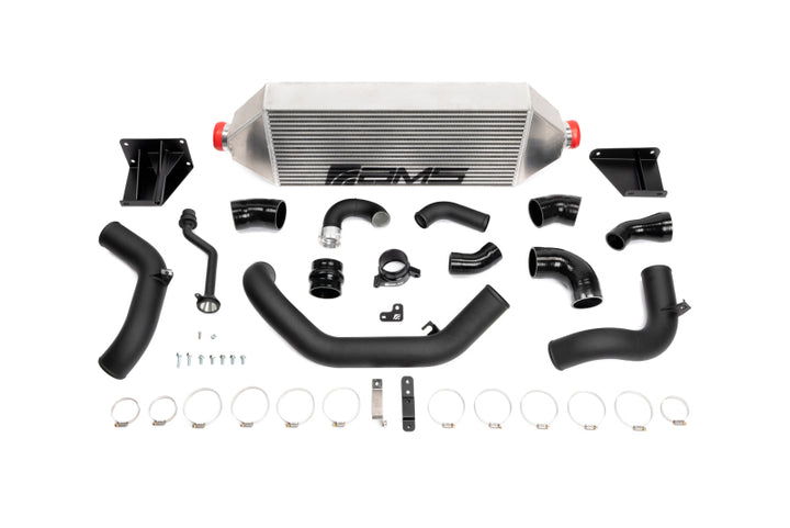 AMS Performance 2022+ Subaru WRX Front Mount Intercooler Kit (Incl. Charge Pipes) - Bull Strap