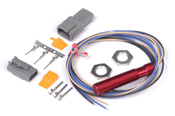Haltech Red Single Channel Hall Effect Sensor M12x1.0 (Wheel Speed/Crank/Cam) - Bull Strap