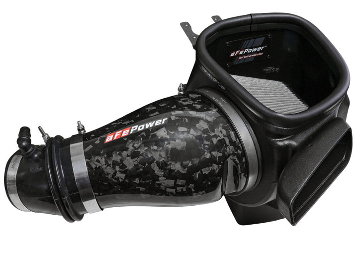 aFe 2021 Dodge Durango SRT Hellcat Track Series Carbon Fiber Cold Air Intake System w/ Pro DRY S - Bull Strap