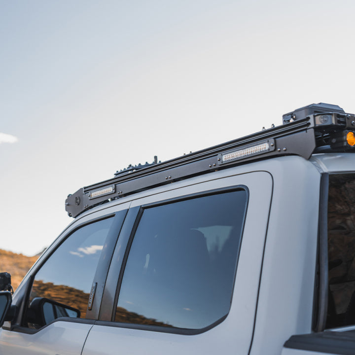 KC HiLiTES Platform One Profile 10in. SideCast Flush Mount Lights (Does Not Include Rack) - Bull Strap