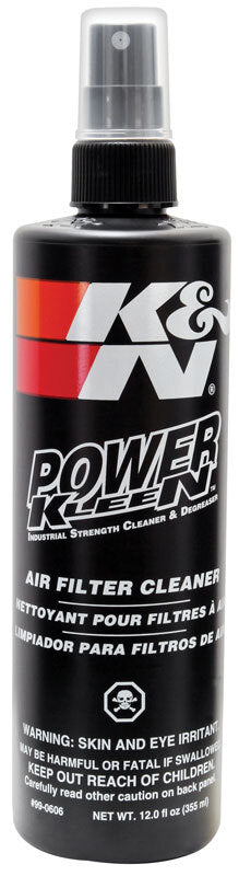K&N Air Filter Cleaner 12oz Pump Spray - Bull Strap