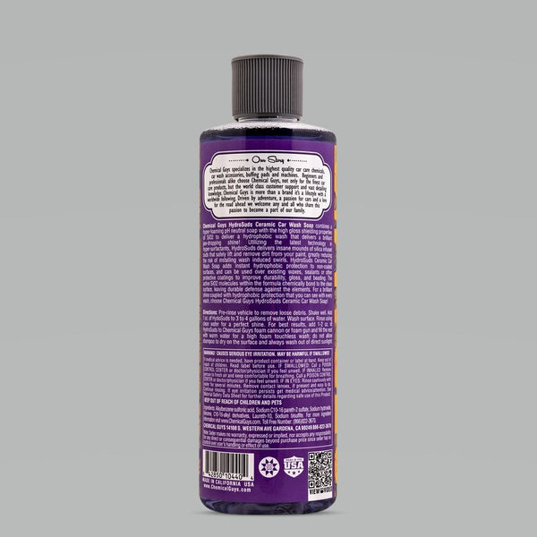 Chemical Guys HydroSuds Ceramic Car Wash Soap - 16oz - Bull Strap