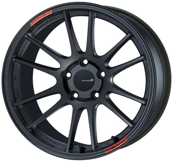 Enkei GTC01RR 18x9.5 5x114.3 35mm Offset Matte Gunmetallic Wheel *Will not fit STI* - Bull Strap