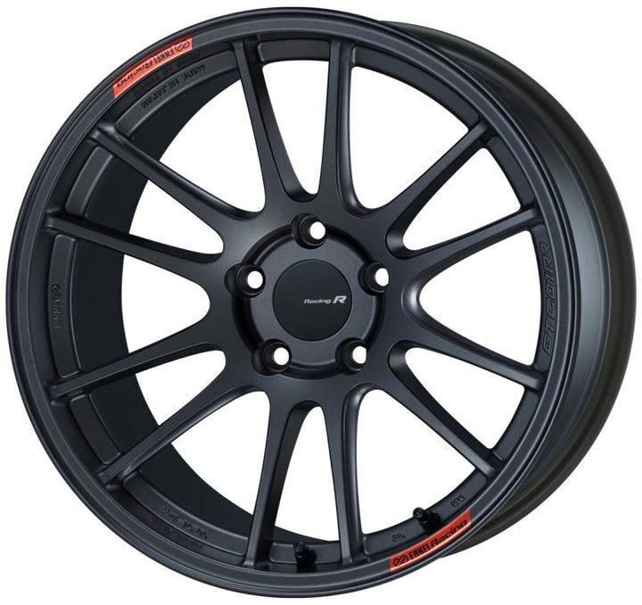 Enkei GTC01RR 18x9.5 5x114.3 35mm Offset Matte Gunmetallic Wheel *Will not fit STI* - Bull Strap