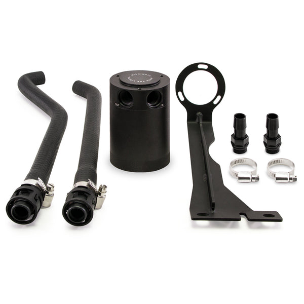 Mishimoto 2014+ Ford Fiesta ST Baffled Oil Catch Can Kit - Black - Bull Strap