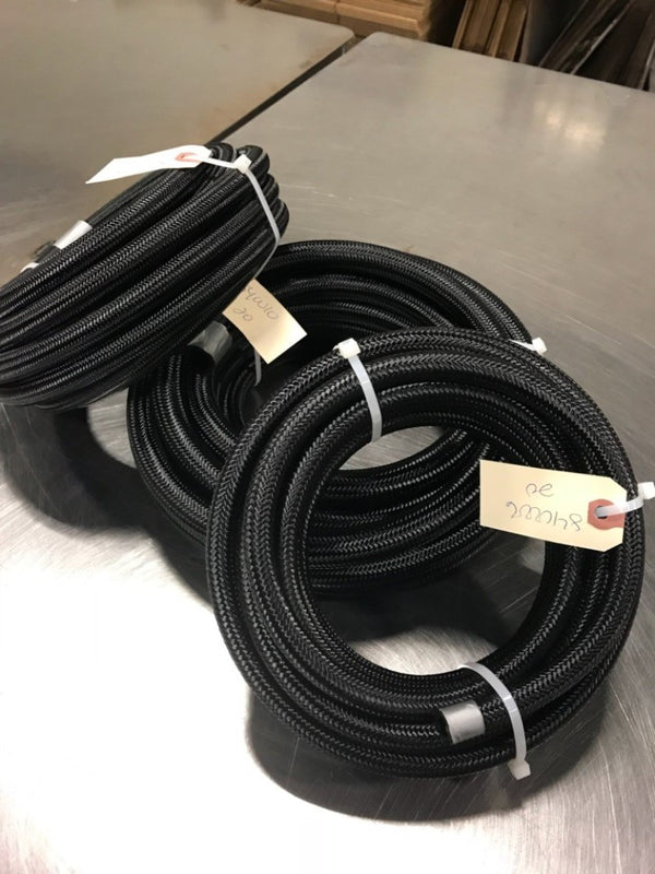 Fragola -8AN Premium Nylon Race Hose- 20 Feet - Bull Strap