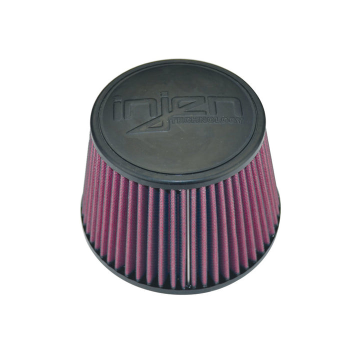 Injen High Performance Air Filter - 3.50 Black Filter 6 Base / 5 Tall / 5 Top - Bull Strap