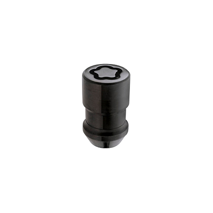 McGard Wheel Lock Nut Set - 5pk. (Cone Seat) M12X1.5 / 3/4 Hex / 1.46in. Length - Black - Bull Strap