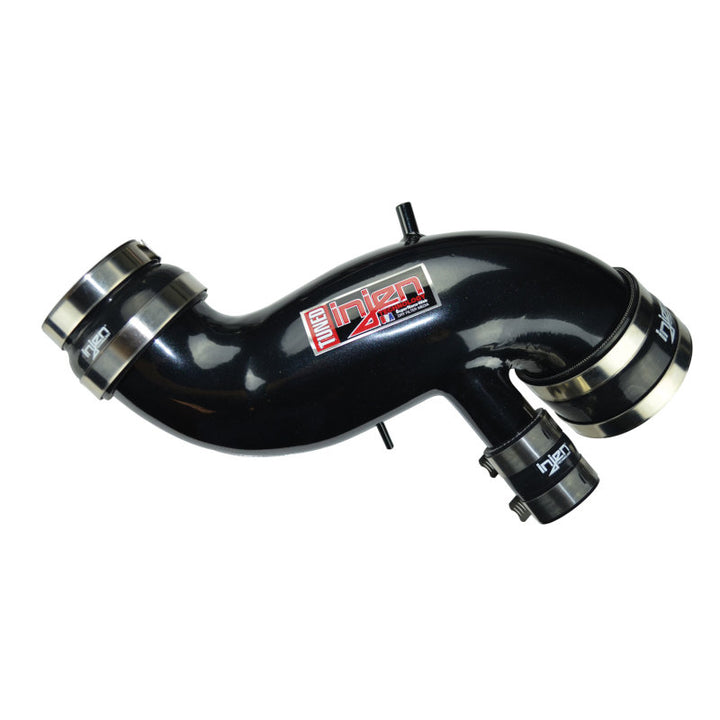 Injen 03-06 Evo 8/9/MR Cast Aluminum Intake System w/ Full Intercooler Piping Black Short Ram Intake - Bull Strap