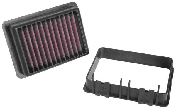 K&N 17-19 KTM 125 Duke 125 / KTM 250 Duke 249 / KTM 390 Duke 373 Replacement Drop In Air Filter - Bull Strap
